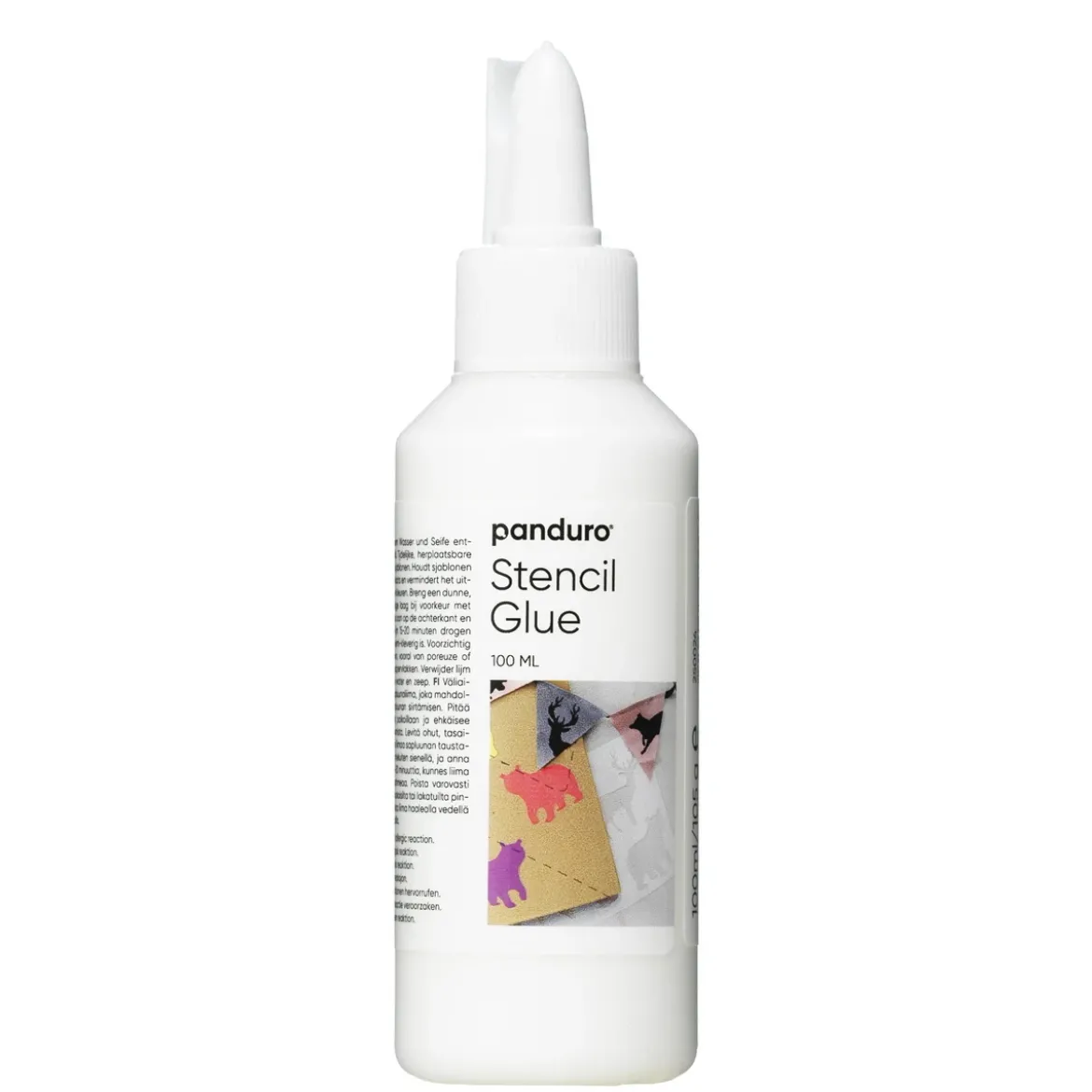 Panduro Stencillim, schablonlim, 100 ml – flyttbart lim