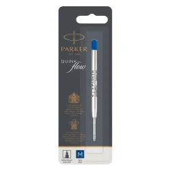 Parker Ballpoint refill blå, komplett färgpatron med ny spets