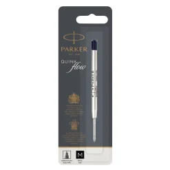 Parker Ballpoint refill svart, komplett färgpatron med ny spets