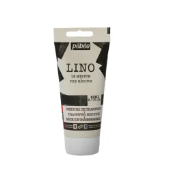 Pebeo Lino Medium Transfer 80 ml, transfervätska för teckningar till linoleumplattor & trä
