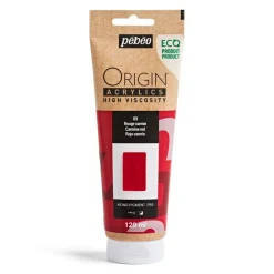 Pebeo Origin Acrylics akrylfärg 120 ml Carmine red 09