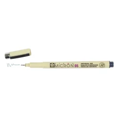 Pigma Micron 05 blåsvart 0,45