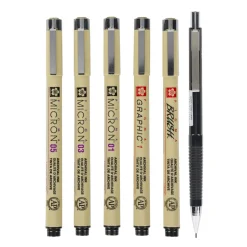Pigma Micron Manga set 6st