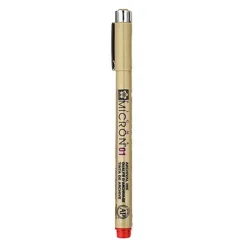 Pigma Micron 01 röd 0,25 mm
