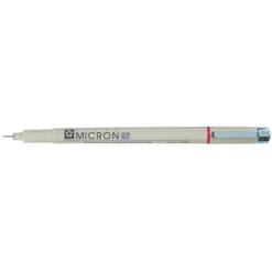 Pigma Micron 02 röd 0,3 mm