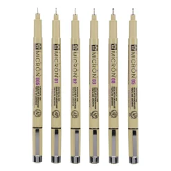 Pigma Micron set 6p 0,20-0,5mm