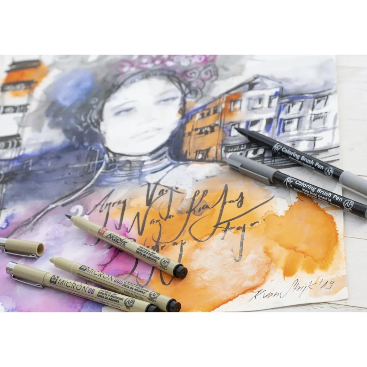 Pigma Micron set 6p 0,20-0,5mm