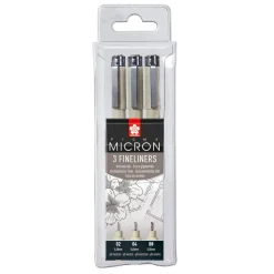 Pigma Micron set 3p 0,30-0,5mm