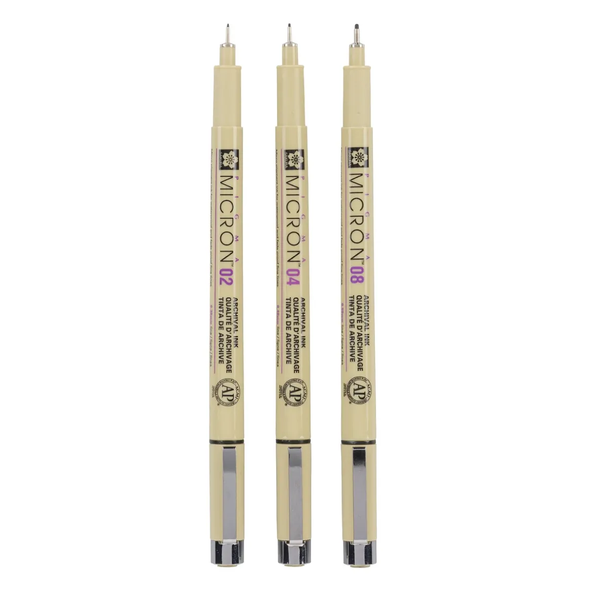 Pigma Micron set 3p 0,30-0,5mm