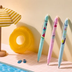 Pilot Frixion Clicker Pool Party 0,7 mm – blå pennkropp med blått bläck
