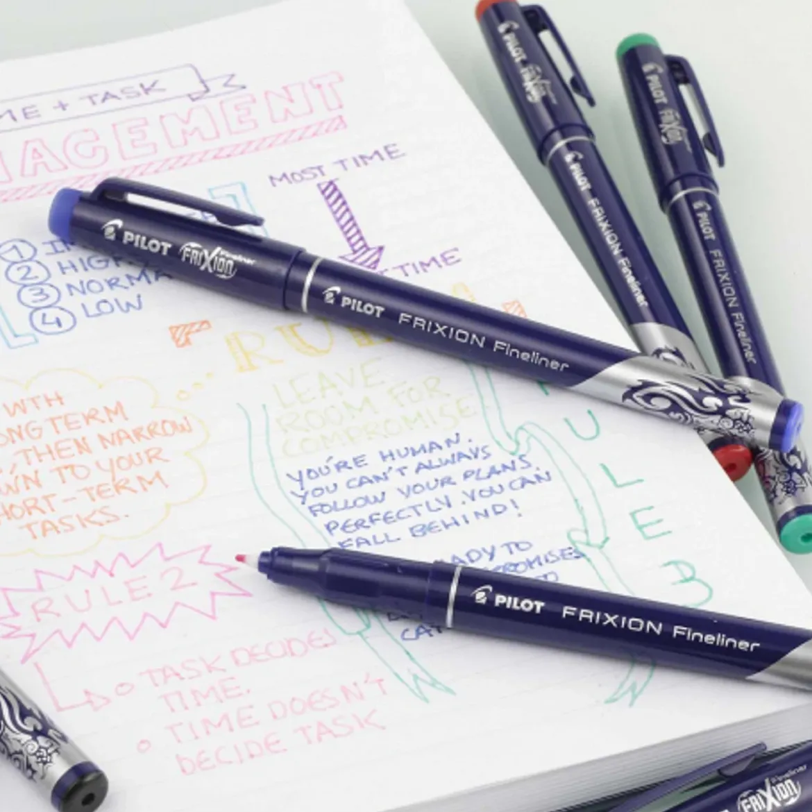 PILOT Frixion Fineliner röd