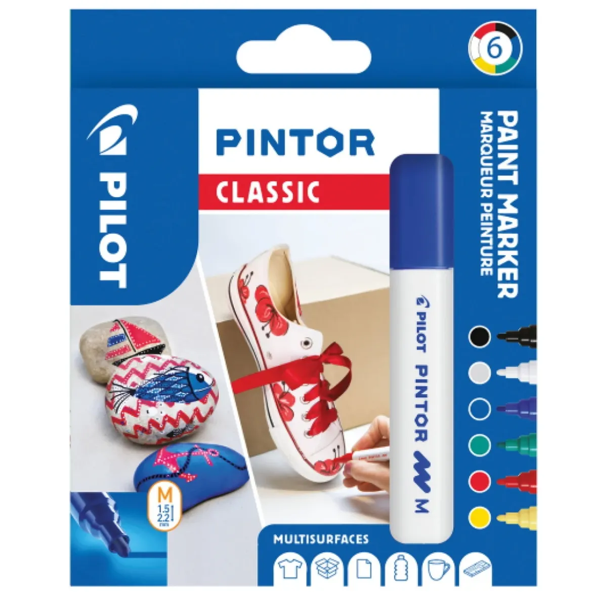 Pilot Pintor M Classic 6-pack