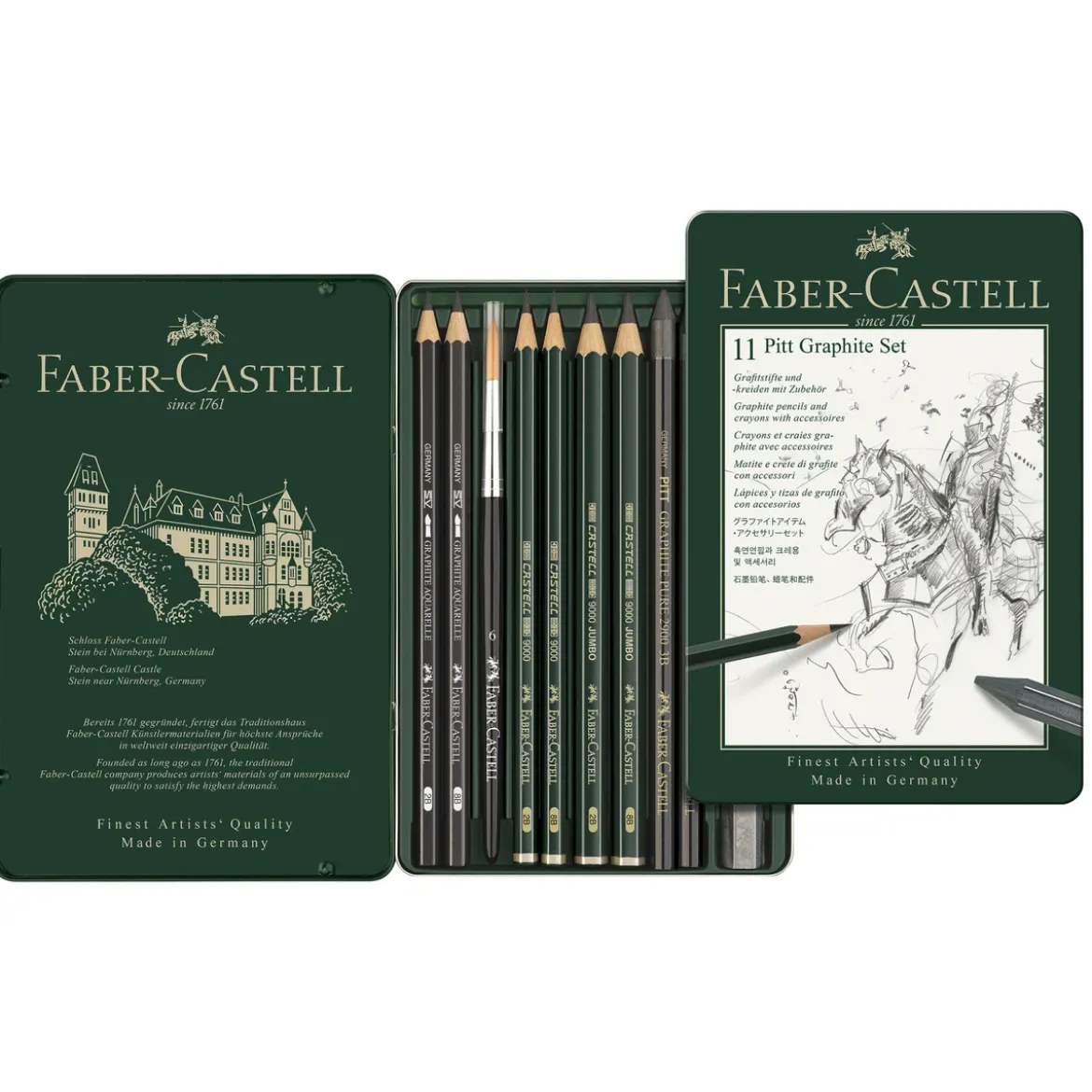 Pitt Graphite set 11 st