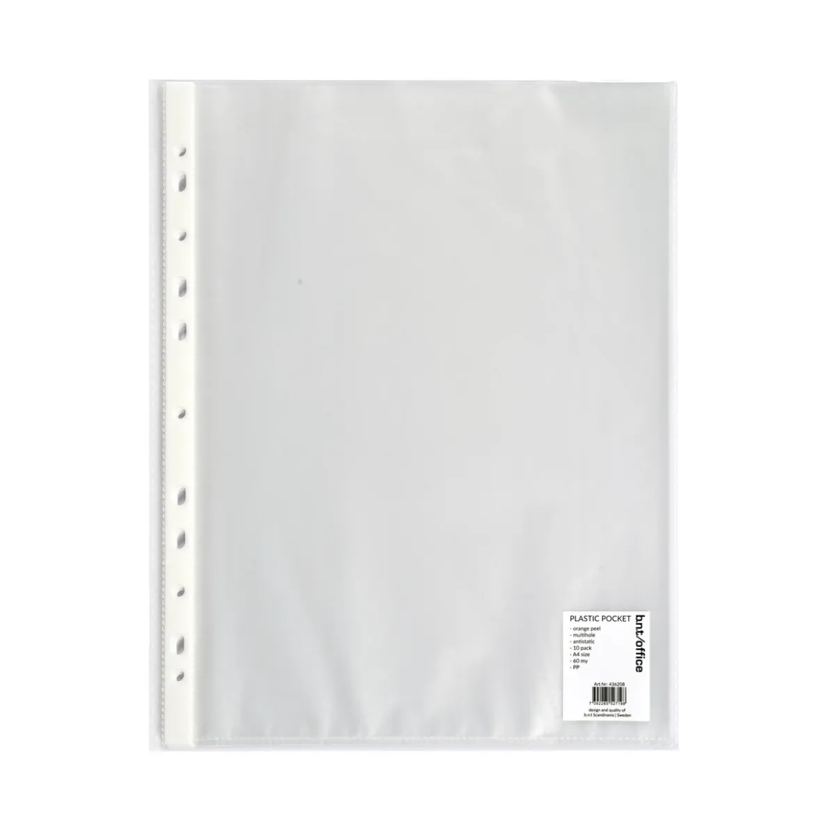 Plastficka A4 60my 10st/fp