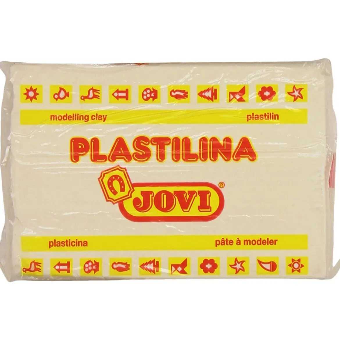 Plastilina 350g Vit