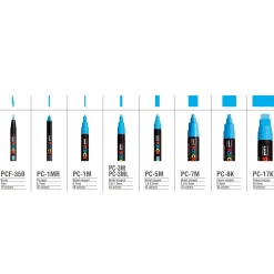 Posca Brush Blue 1-10 mm