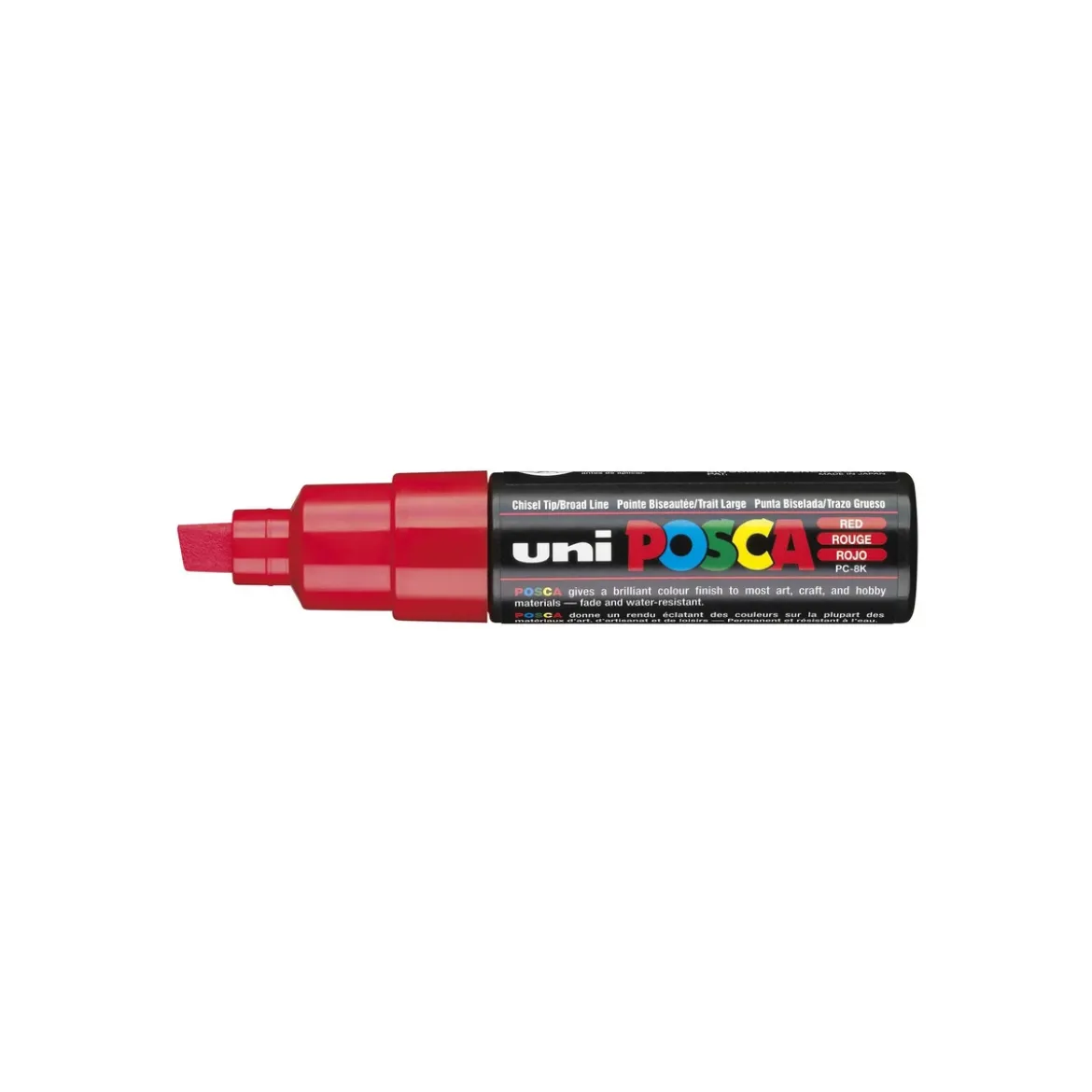 Posca PC-8K Red 40 (8 mm broad tip / chisel)