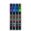 Posca PC3MLx4 glitter kall mix