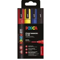 Posca PC-5M 4-pack Basic (1,8-2,5 mm)