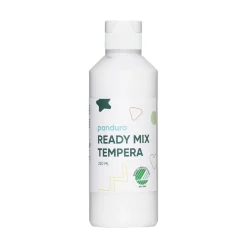 Ready Mix Tempera, svanenmärkt hobbyfärg för barn 250 ml, vit