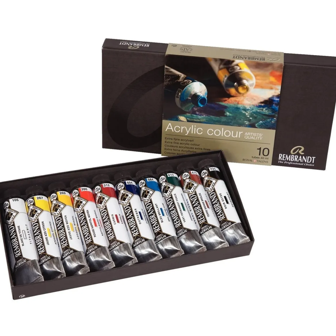 Rembrandt Akrylfärg Basic Set 10x40 ml