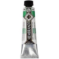Rembrandt akrylfärg 40 ml Permanent Green Medium - 614