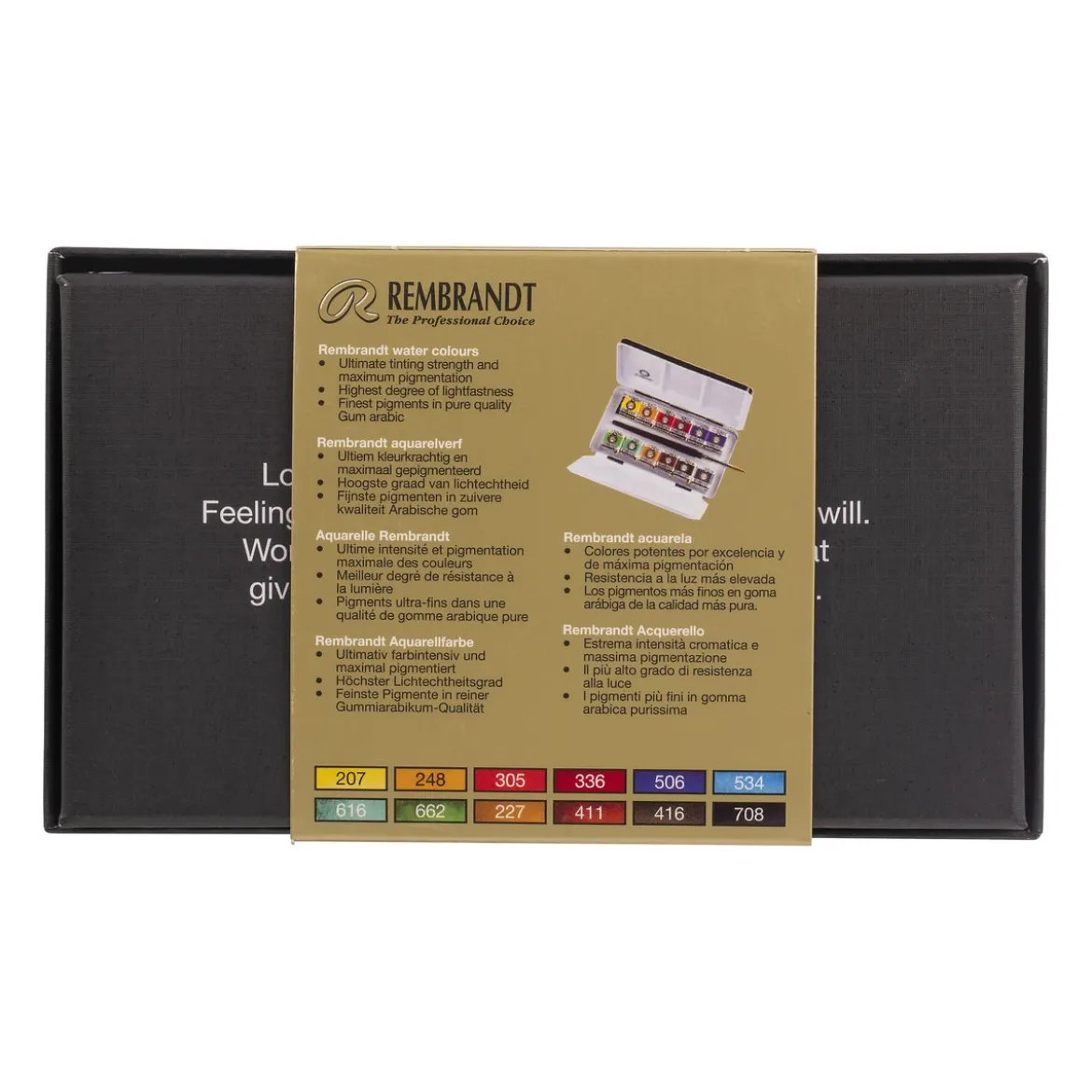 Rembrandt akvarell-set 12hp