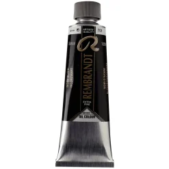 Rembrandt oljefärg 150 ml Ivory Black 701
