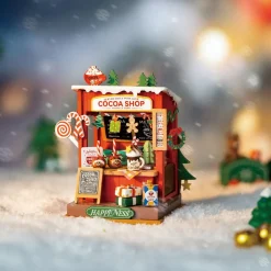 Rolife DIY Cocoa Shop miniatyr diorama – DS042, 87×70×105 mm