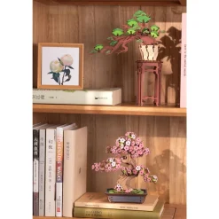 Rolife DIY Wooden 3D-träpussel Sakura bonsaiträd TG415 161×111×170 mm