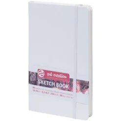 Royal Talens Art Creation Sketch skissbok 13×21 cm, vitt omslag – 140 g/m², 80 ark