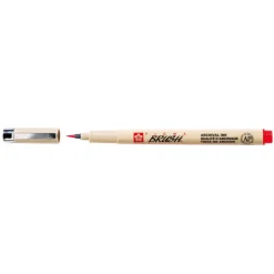 Sakura Pigma Brush Red – röd penselspets