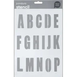 Schablon bokstäver A-Ö 2 ark