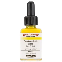 Schmincke Aero Color 28 ml, airbrushfärg – Primary Yellow 202