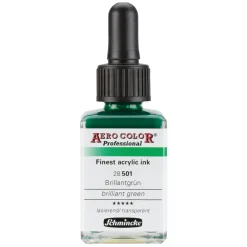 Schmincke Aero Color 28 ml, airbrushfärg – Brilliant Green 501
