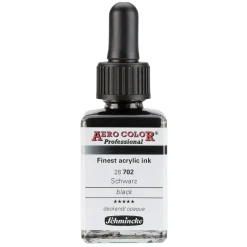 Schmincke Aero Color 28 ml, airbrushfärg – Black 702