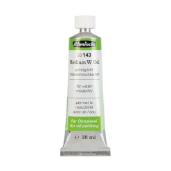 Schmincke Medium W Gel 35 ml – gelbaserat medium som gör oljefärger vattenlösliga