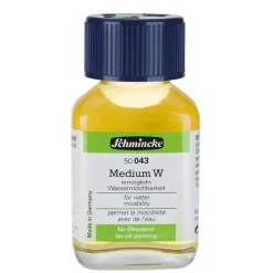 Schmincke Medium W 60 ml – flytande medium som gör oljefärger vattenlösliga