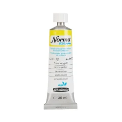 Schmincke Norma Blue vattenlöslig oljefärg 35 ml Lemon yellow 21236