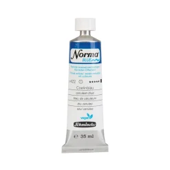 Schmincke Norma Blue vattenlöslig oljefärg 35 ml Cerulean blue 21422