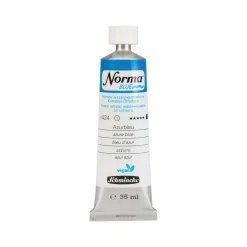 Schmincke Norma Blue vattenlöslig oljefärg 35 ml Azure blue 21422