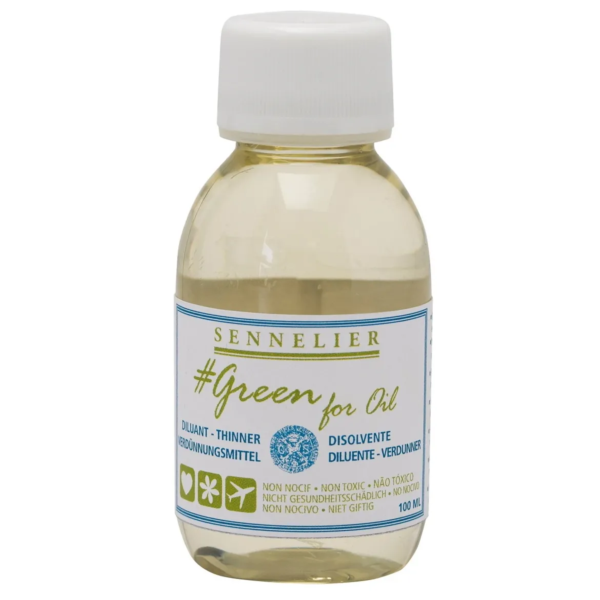 Sennelier Green for Oil Thinner, förtunningsmedel för oljefärg, 100 ml