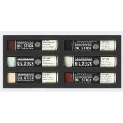 Sennelier Oil Stick Mini Tabby Cat, 6-pack oljefärgskritor à 12 ml