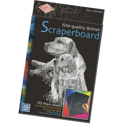 Skrapkartong Set/10p 229x152mm