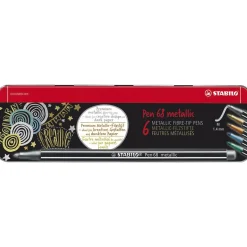 Stabilo Pen 68 Metallic 6-pack