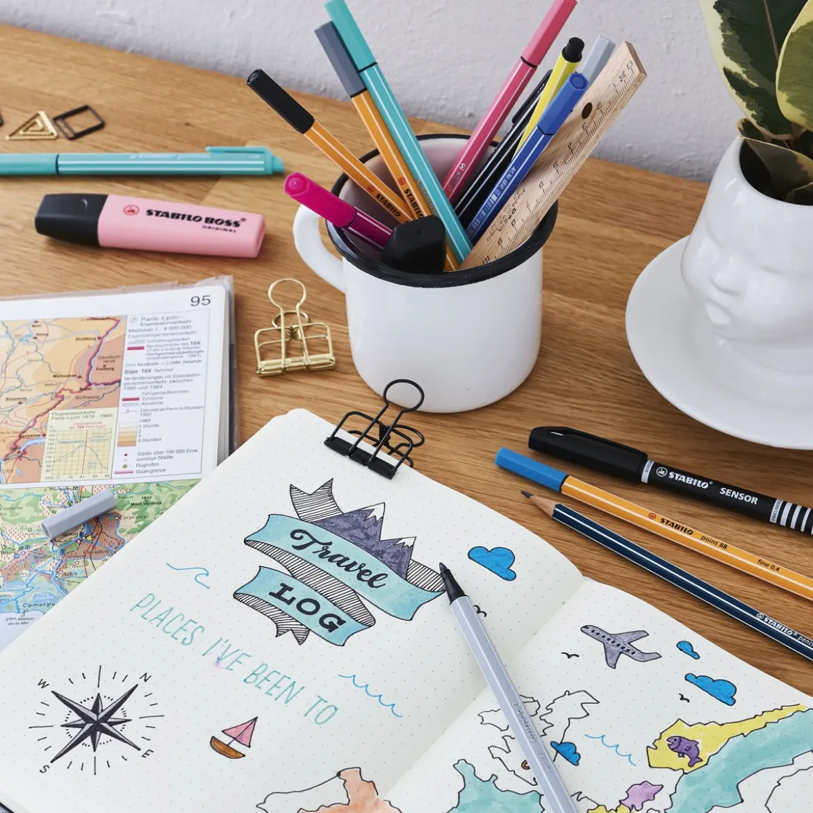 Stabilo point 88 set 8p pastel