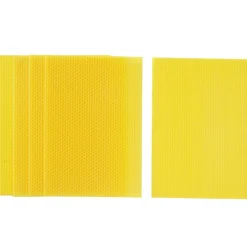 5 st. gula bivaxkakor av 100% bivax – 19,5×34 cm
