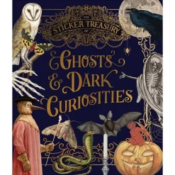 Stickersbok Treasury of Ghosts & Dark Curiosities, 96 sidor med över 800 klistermärken!