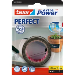 Tesa Extra Vävtejp 19mm Svart