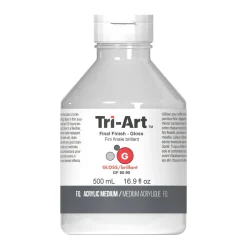 Tri-Art Final Finish Gloss 500 ml, skyddande blank lack / fernissa för akrylfärg